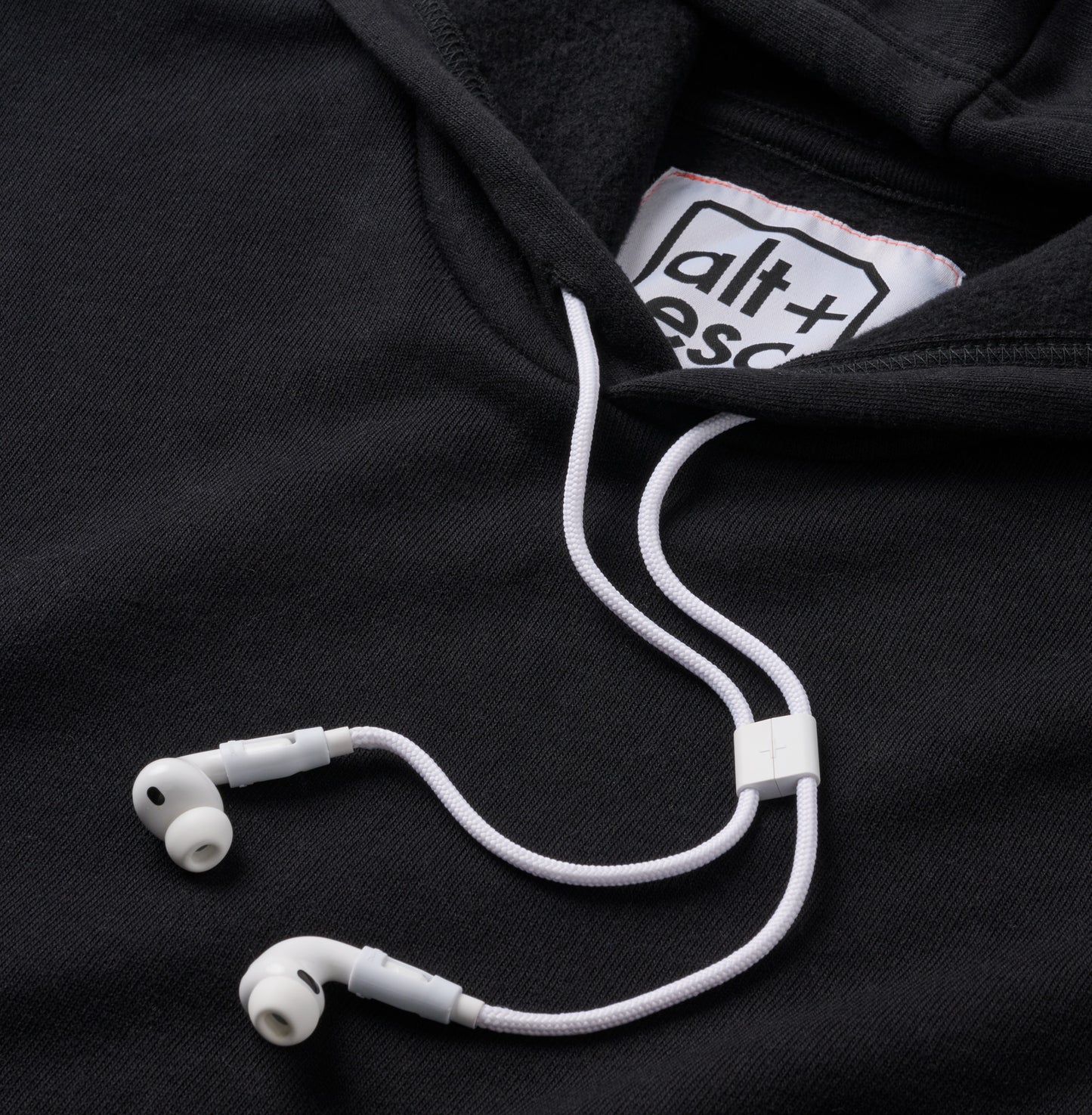 [wear] AirPods® hoodie - black