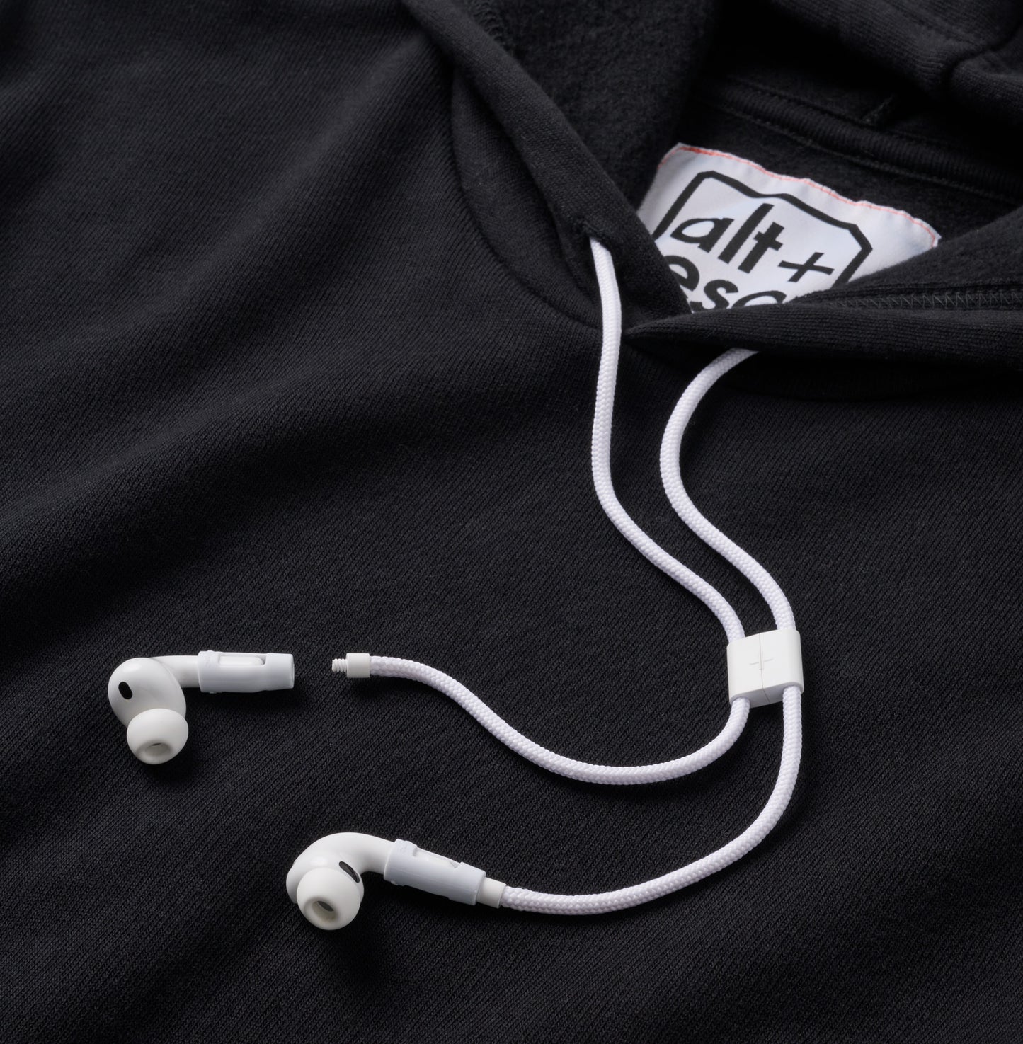[wear] AirPods® hoodie - black