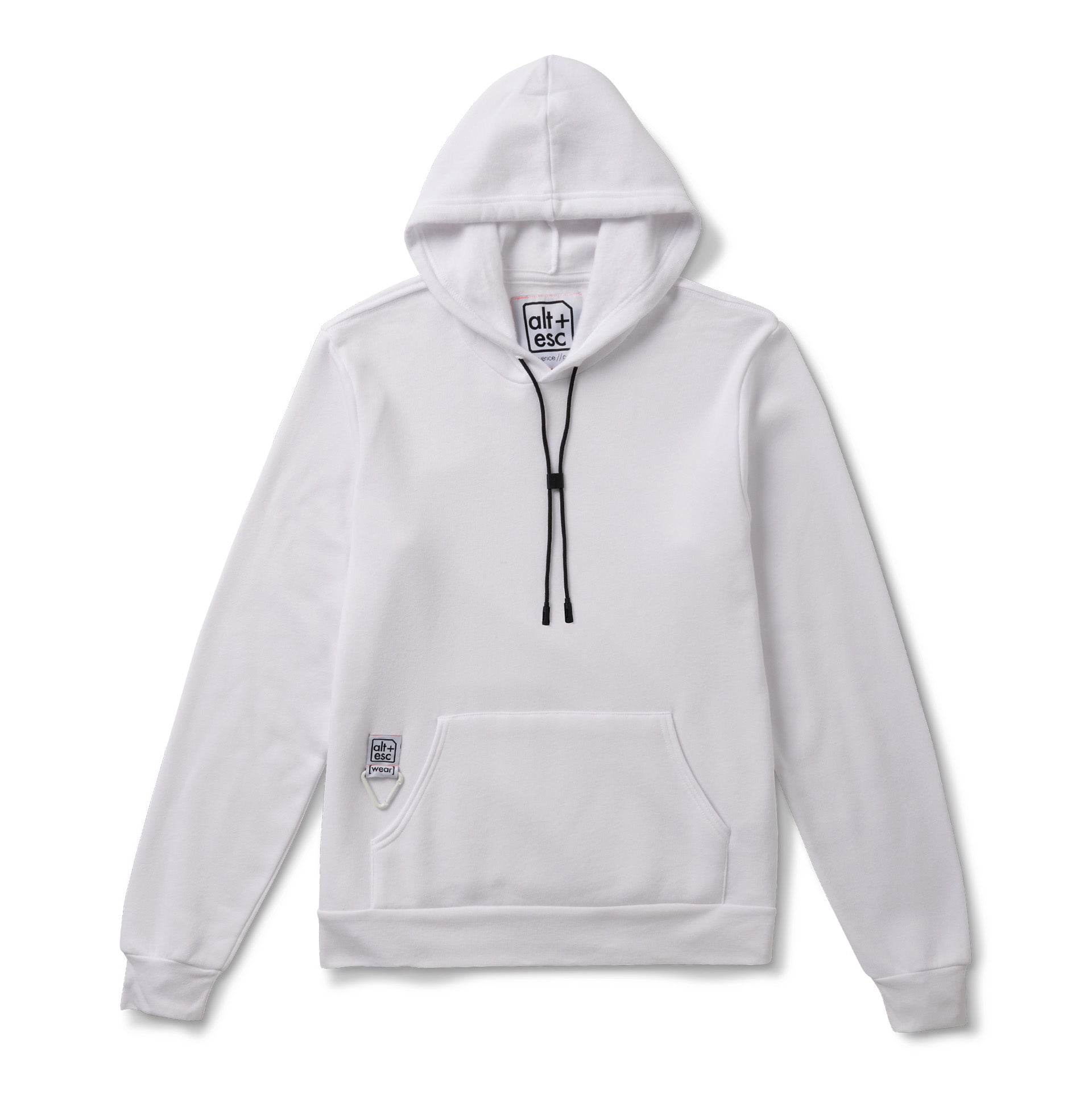 [wear] AirPods® hoodie - white