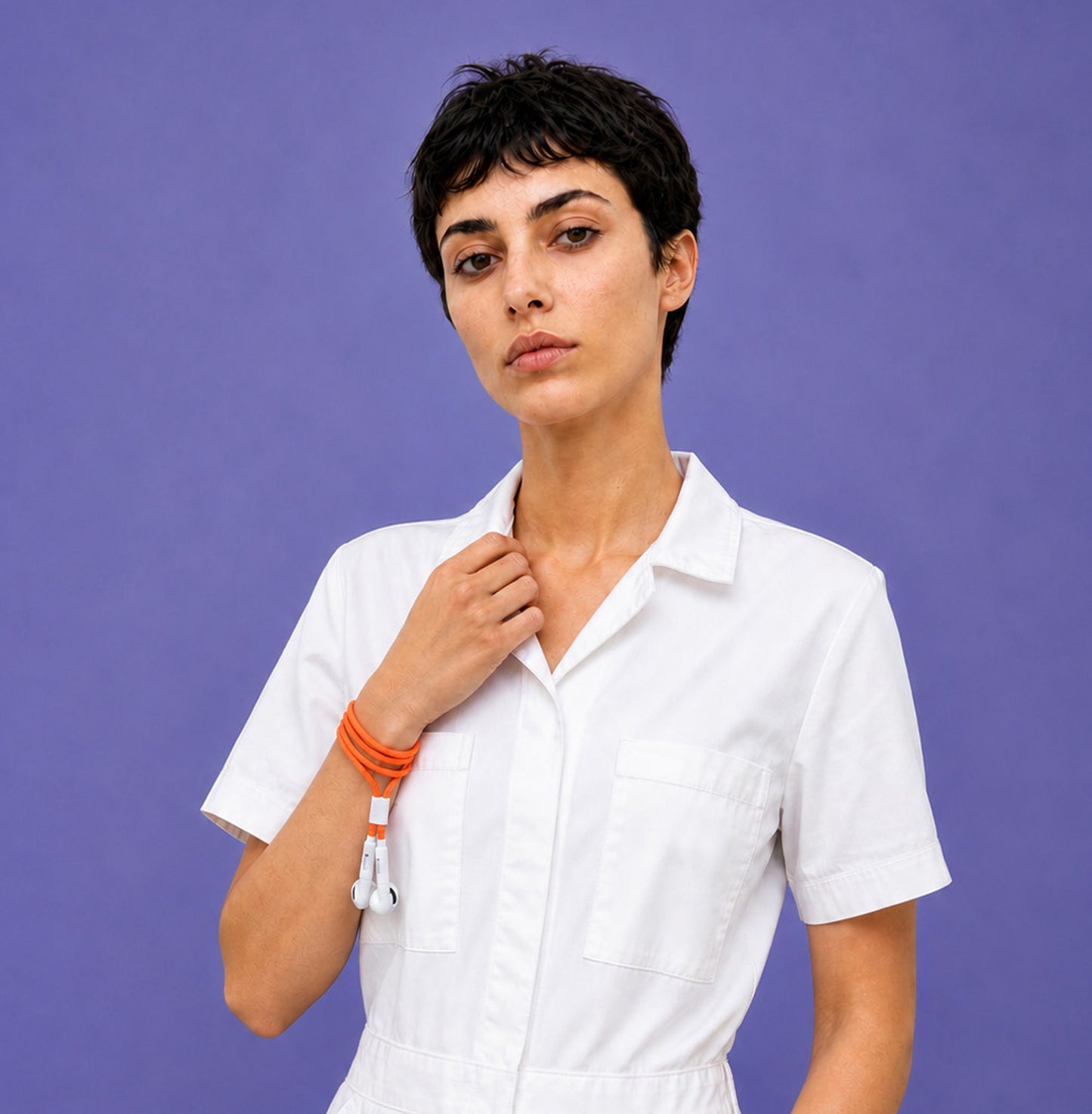 [wear] – AirPods® band - neon orange